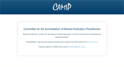 Desktop Screenshot of camip.org.uk